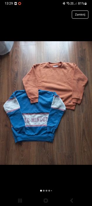 Bluzy dziecięce 2 szt,rozmiar 140