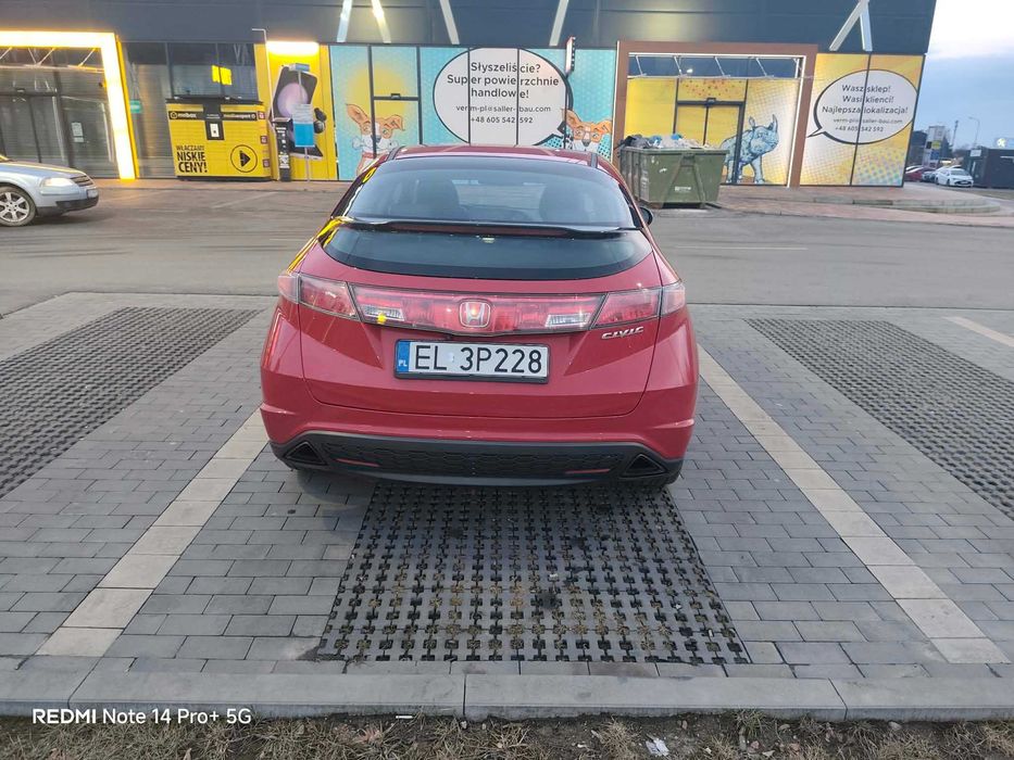 HONDA CIVIC VIII UFO 1.8 BENZYNA z kamerą cofania