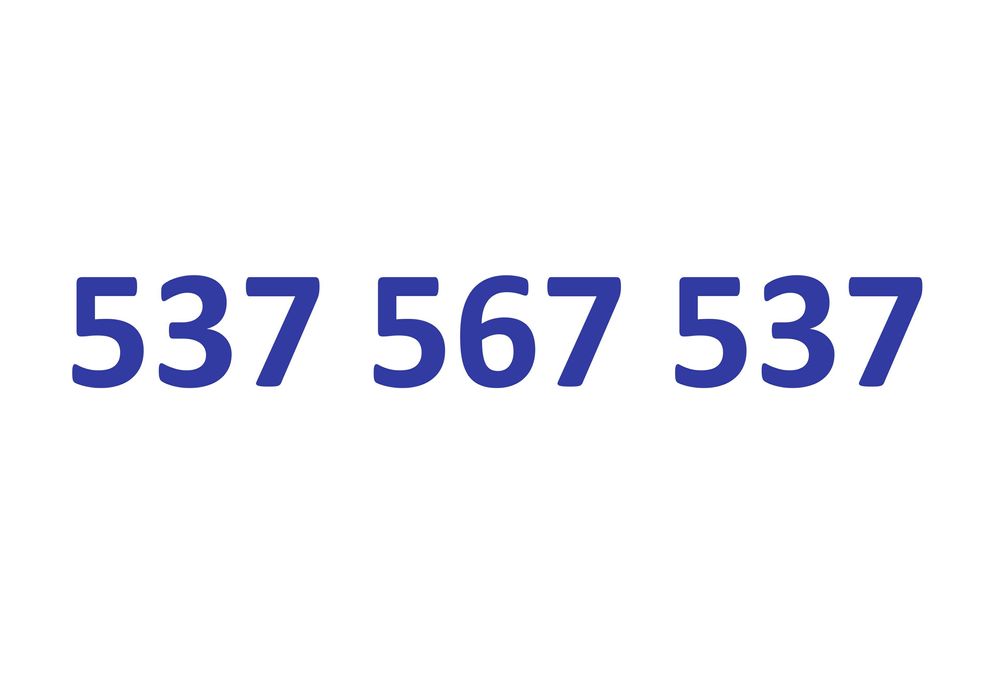 Wyjątkowy ! Złoty nr telefonu ! 537 - 567 - 537 , Jedyny taki !