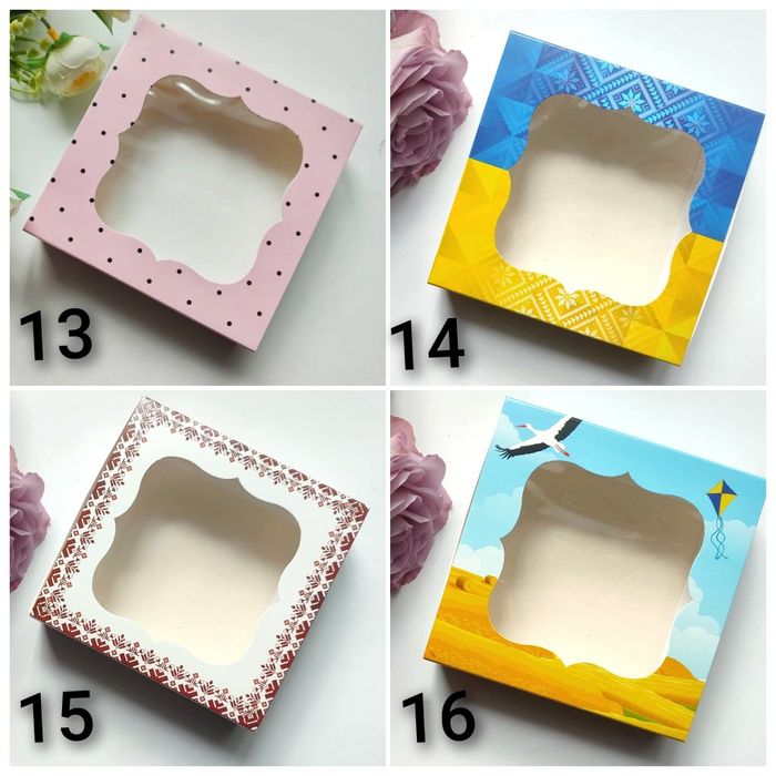 Коробки подарункові для солодощів, прикрас