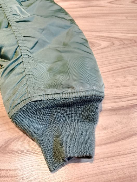 Oliwkowa Dwustronna Męska Kurtka Bomber Bomberka Alpha Industries MA-1