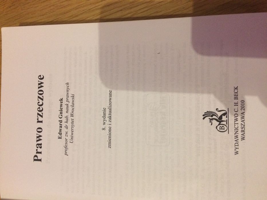 Prawo rzeczowe E. Gniewek