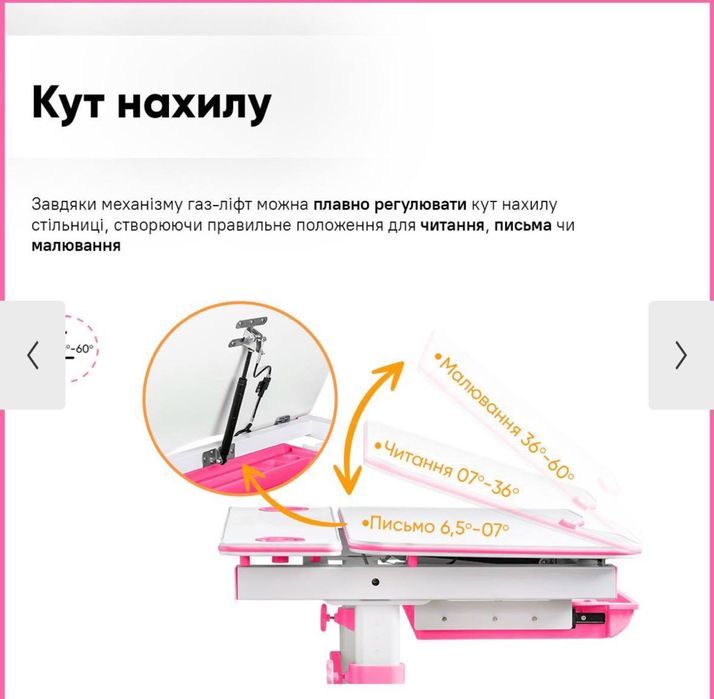 Парта дитяча повний комплект