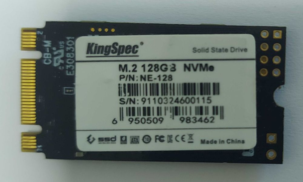 SSD M.2 128GB NVMe64297886636291120