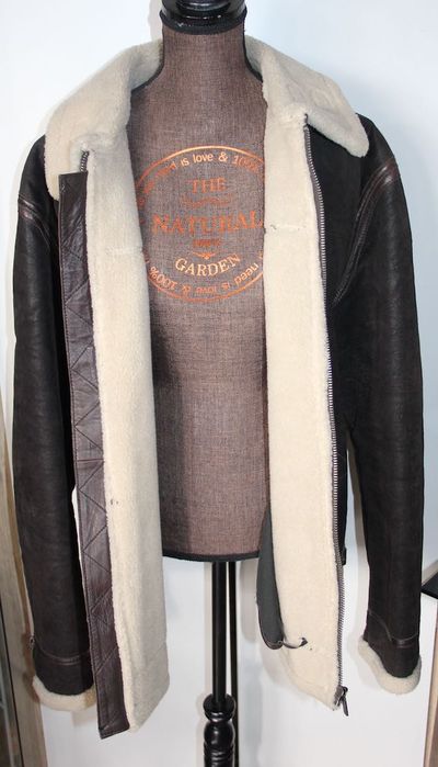 OCHNIK kożuch kożuszek męski kurtka skóra skórzaną xl