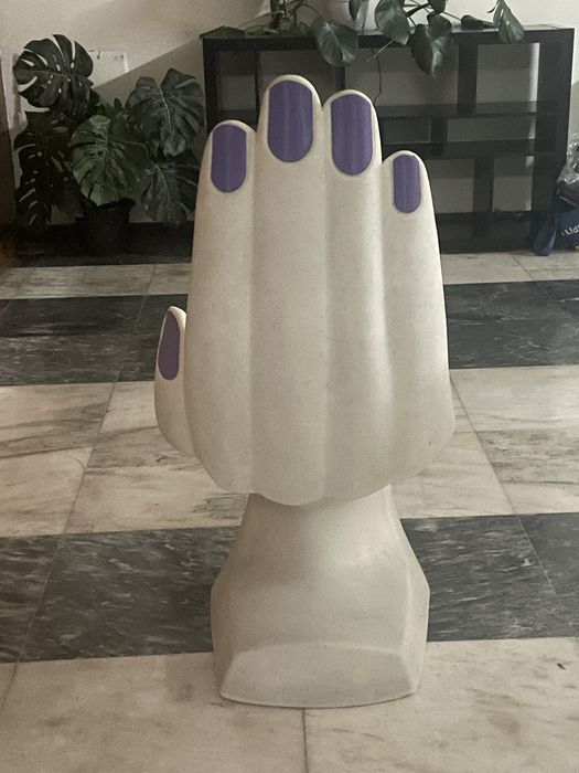 Design Chair Iconic 80s Palm Sculpture Lounge Space Age Cult Rare Art