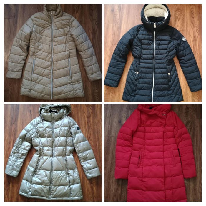 Куртка пуховик пальто тепле жіноче розмір S, M