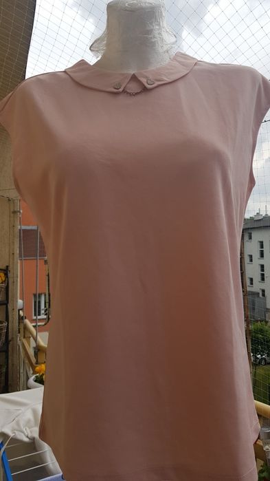 Bluzka Mohito L 40 różowa bez ramion