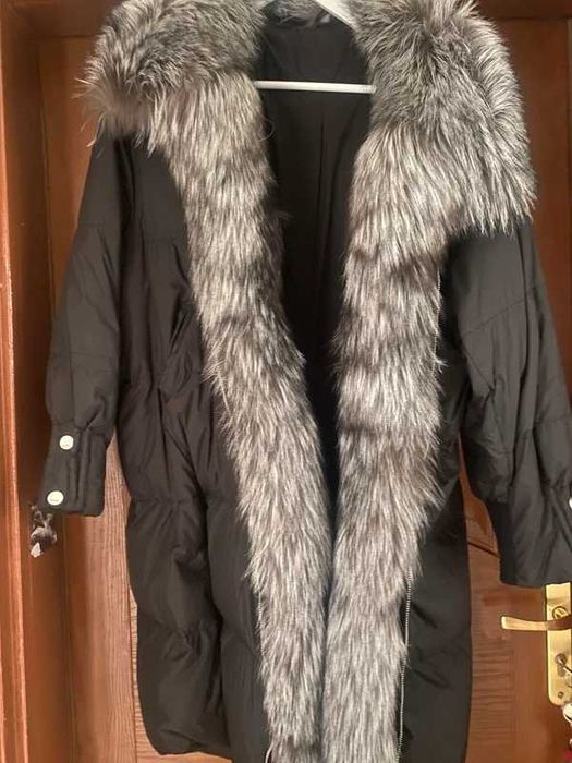 Luksusowy płaszcz puchowy Goose Down XL