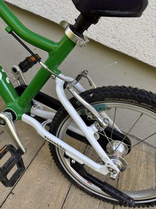 Woom 3 16” Lekki rower dziecięcy Premium Zielony