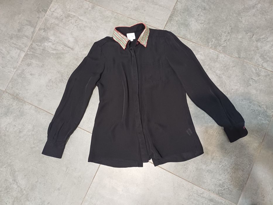 Elegancka bluzka damska, 100% jedwab, Parker r. S