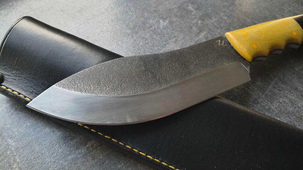 Nóż ZZ Custom Knives, SCAGELL, G10, micarta