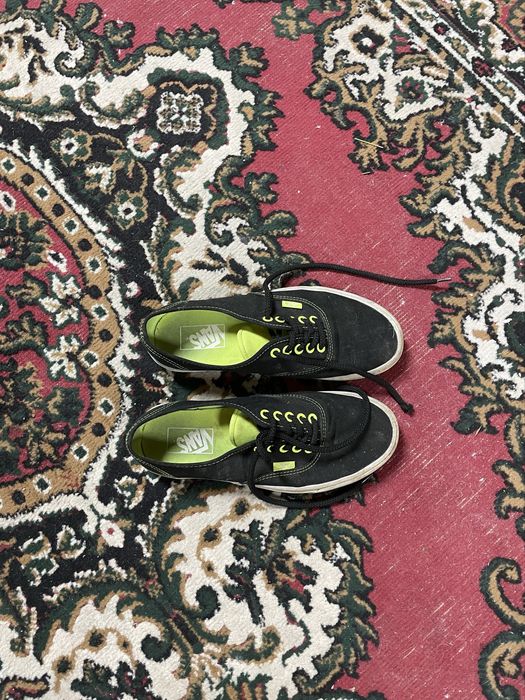 vans чорно зелені