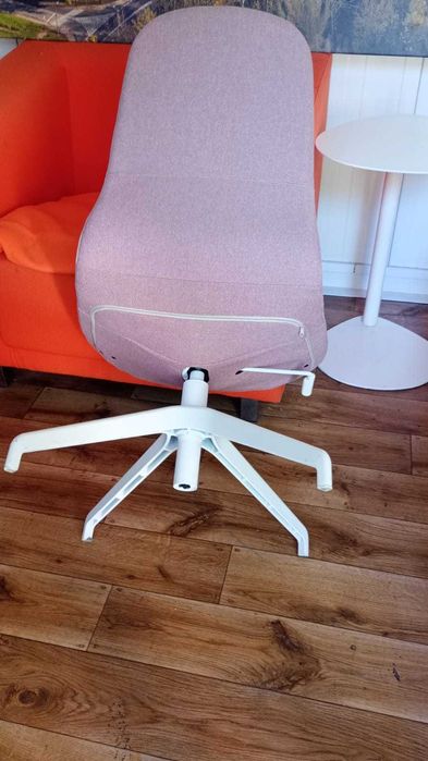 Krzesło konferencyjne obrotowe różowe krzesła fotele konferencyjne