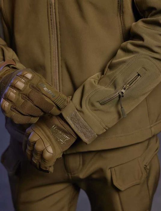 Тактичний костюм Оливковий Койот Чорний Мультикам softshell софтшел