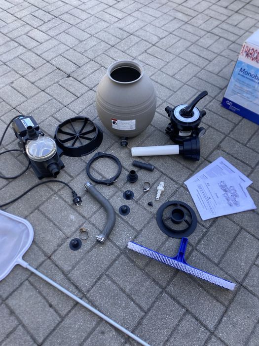 Filtro de areia para pescina