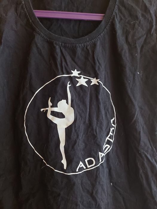 T-shirt damski czarny rozmiar M