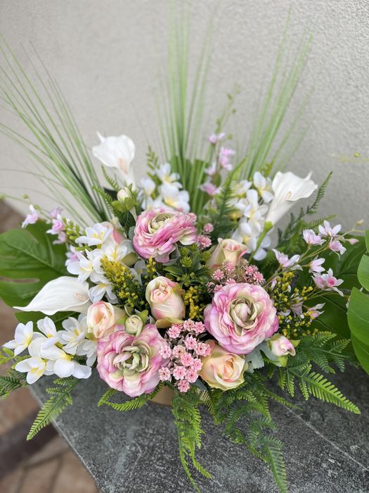 Komplet na grób woosenny premium Wiązanka