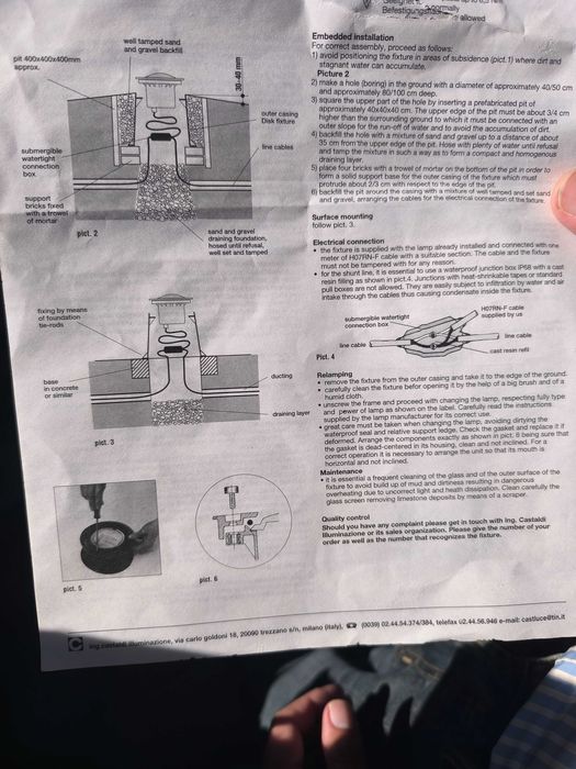 Lâmpadas para jardim ou piscina