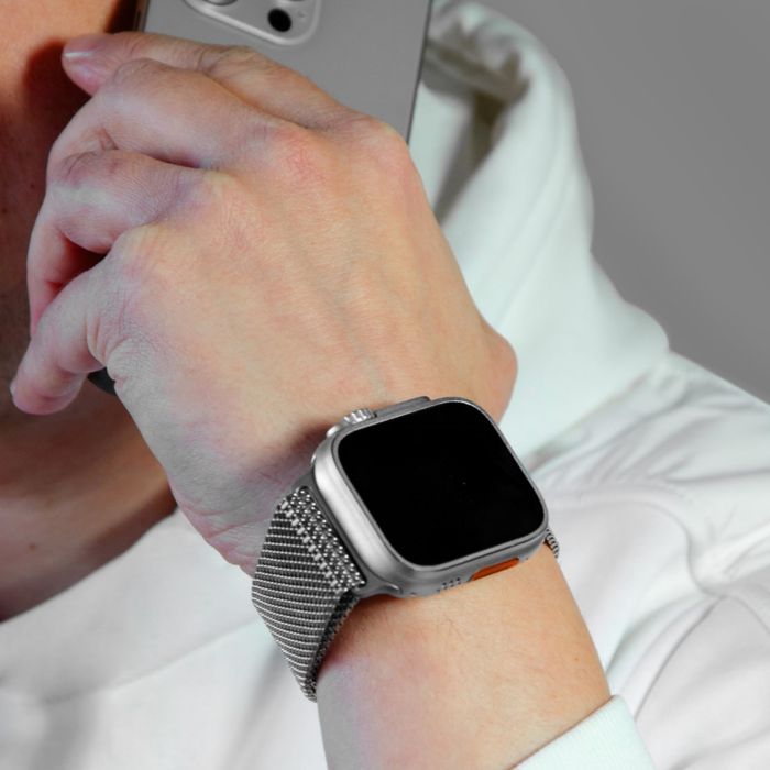 Ремінець Milanese Loop ремешок міланська петля титан apple watch