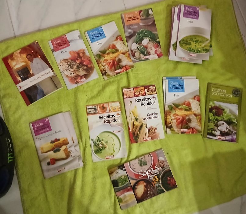 Lote Receitas Livros vários