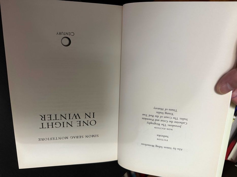 Simon Sebag Montefiore – One Night in Winter