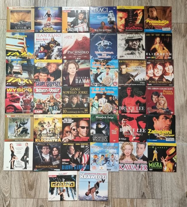 38 filmów na DVD