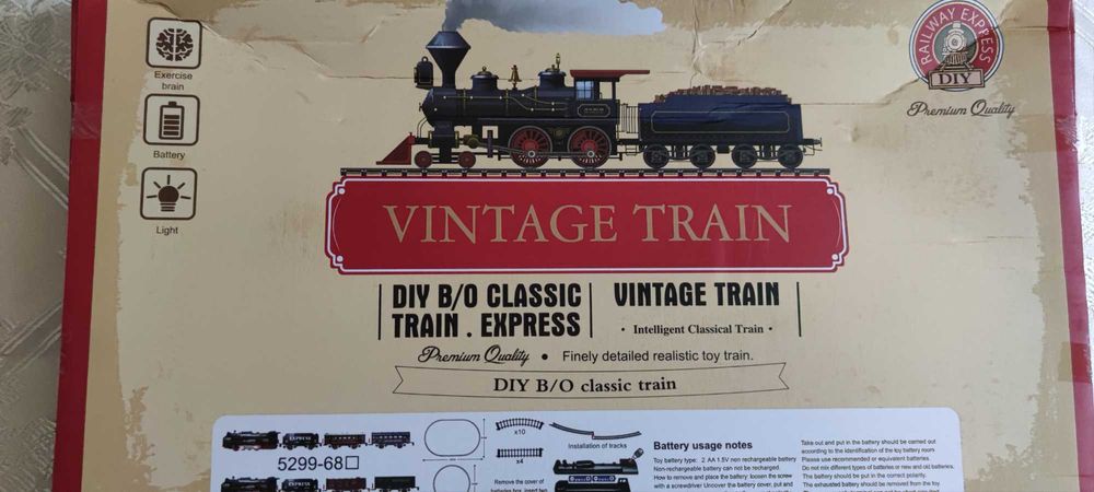 Pociąg elektryczny zestaw z torami