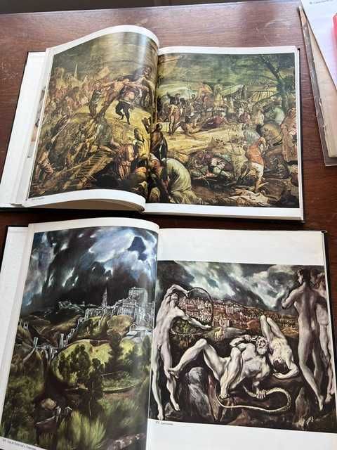 Coleção de livros "Gênios da Pintura" + "A Pintura no Brasil" – 9 Livros (Abril Cultural)