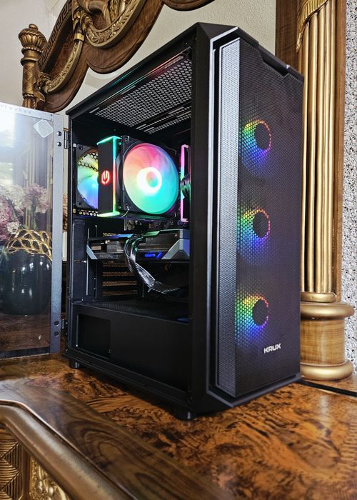 NOWY Komputer gamingowy RX 9070GRE/RYZEN 7500F/16GB/1TB/GWARANCJA!