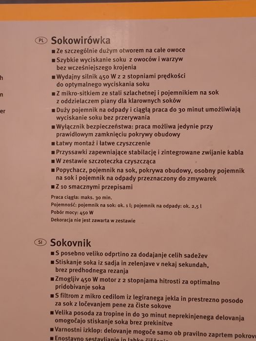 Sokowirówka SilverCrest