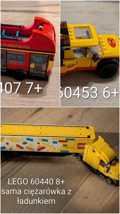 LEGO 3 zestawy 60440, 60453, 60407
