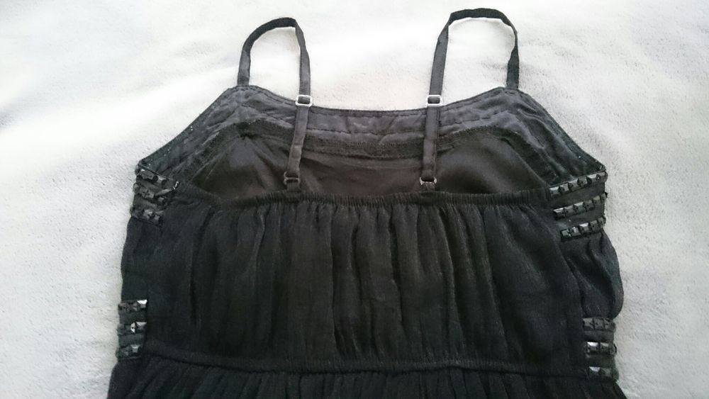 Czarna sukienka roz S na imprezę, Sylwestra