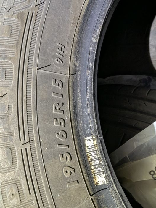 Шини Dunlop Sport BluResponse 195/65 R15 91H Коплект 4шт майже нові
