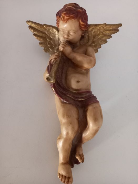 Anjo decorativo com suporte para pendurar