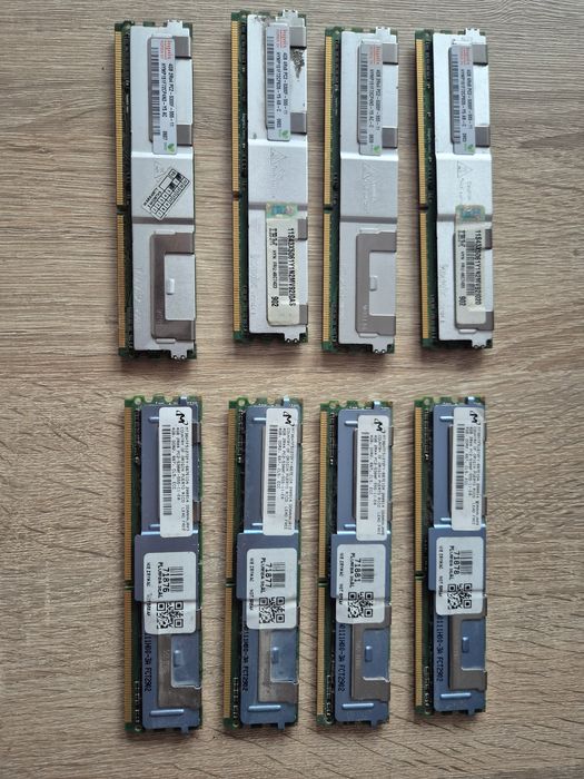 Pamięć RAM DDR2 Kości 4GB 8 szt