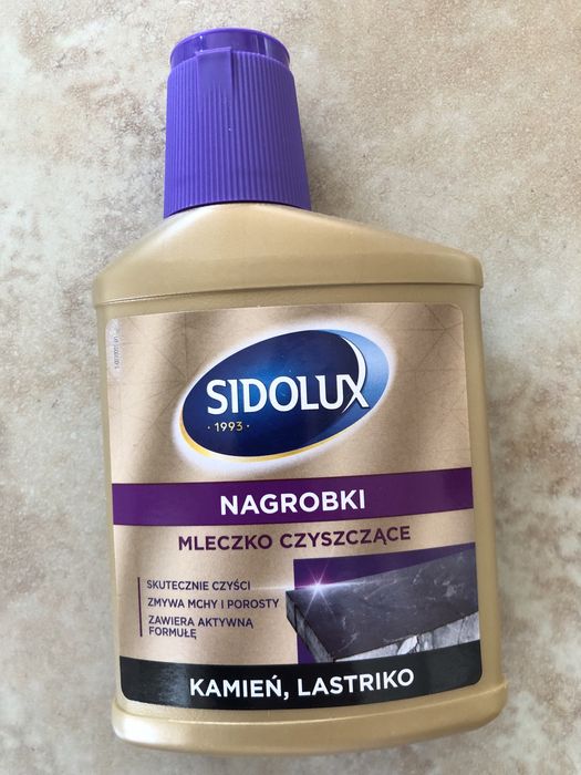 Mleczko czyszczące do kamienia marmuru lastriko nagrobków Sidolux 330