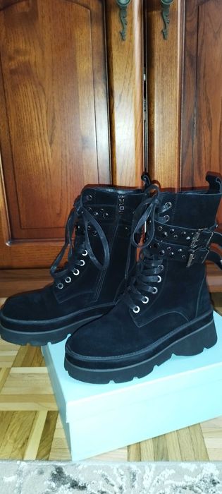 Trapery trzewiki botki Alma en Pena skóra naturalna r. 38