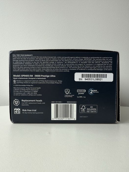 Електробритва PHILIPS Norelco i9000 Prestige Ultra XP9405/84 XP9203/81