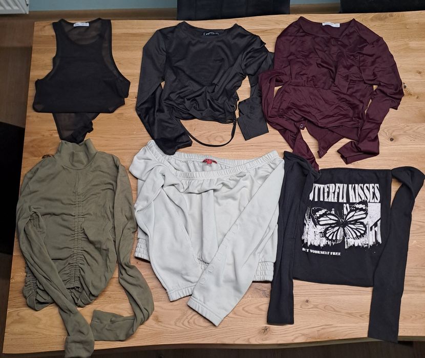 MEGA PAKA ubrań damskich XS/S – Zara, Guess, Bershka, New Yorker