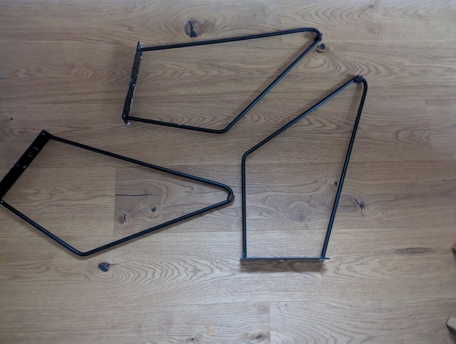 Metalowe nogi do stolika czarne
