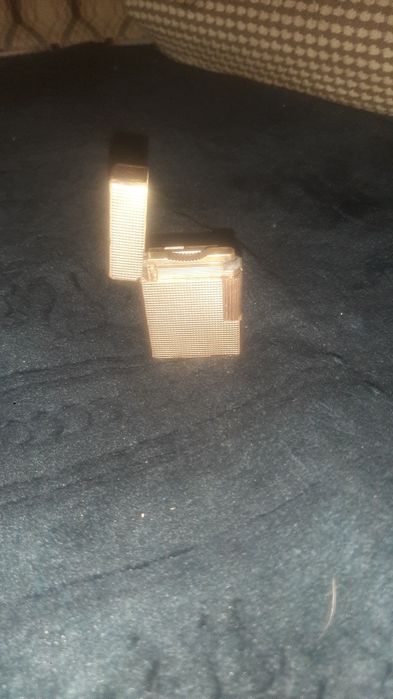 Isqueiro de bolso de gás banhado a ouro