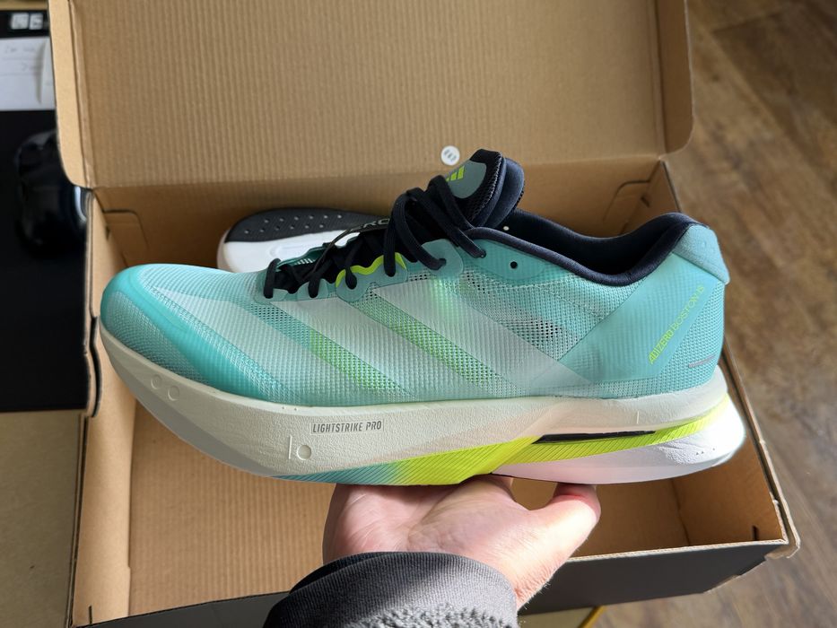 Оригінал 100% Adidas Men's Adizero Boston 13 Road Running  JS4945