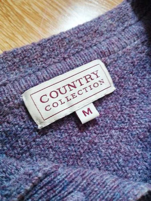Wełniany sweter Country Collection, rozmiar M