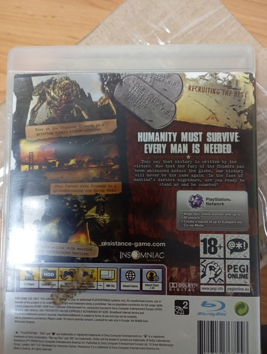 Игра RESISTANCE 2 на ps3