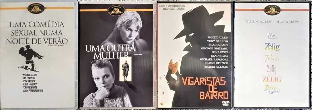 Woody Allen - 25 DVDs - RAROS - MUITO BOM ESTADO