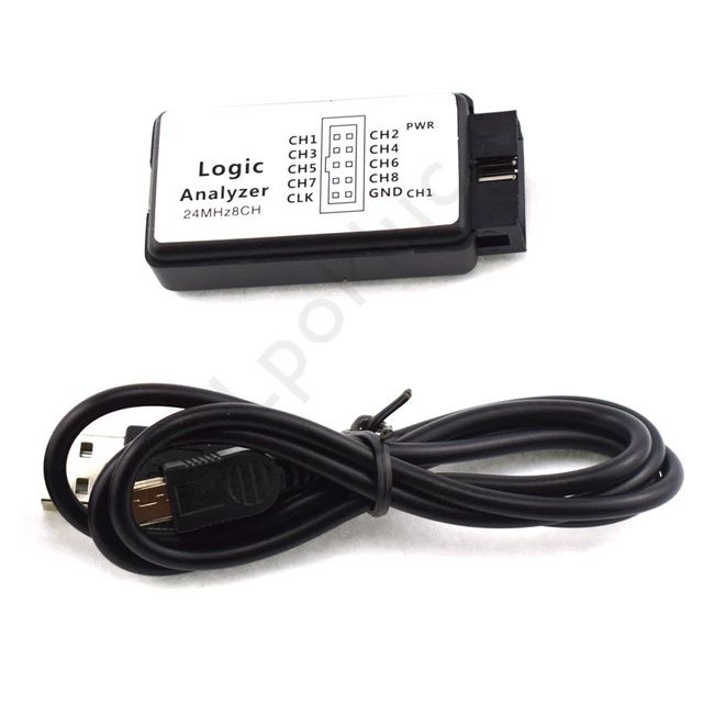 Analisador Lógico 8 canais Compatível Saleae - Arduino Osciloscopio