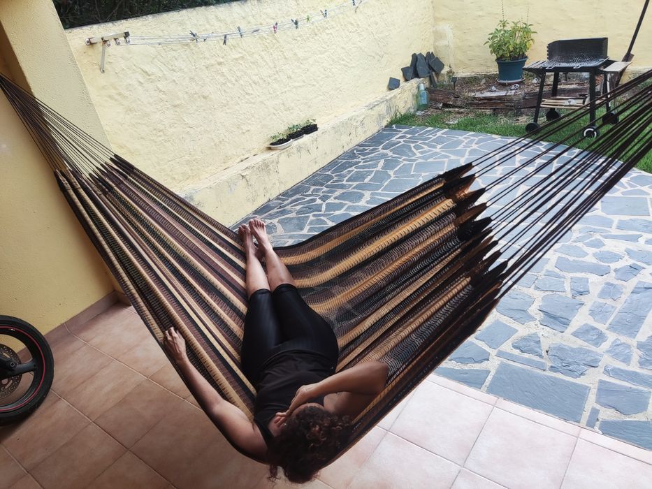 Cama de rede brasileira.