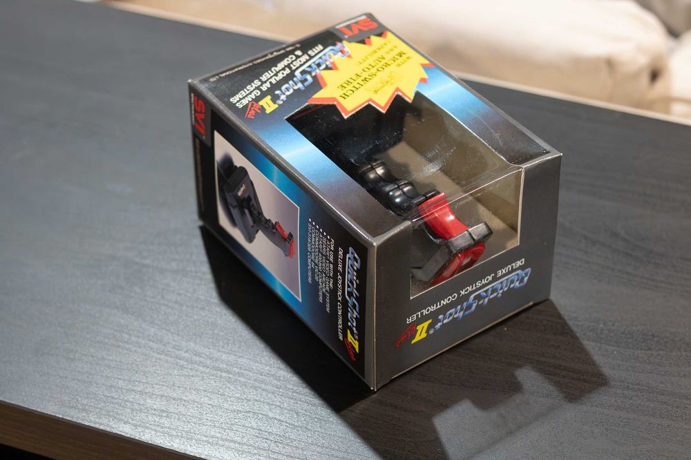 Joystick Quickshot II PLUS SVI 102 BOX Atari 8bit 16bit Nowy NOS