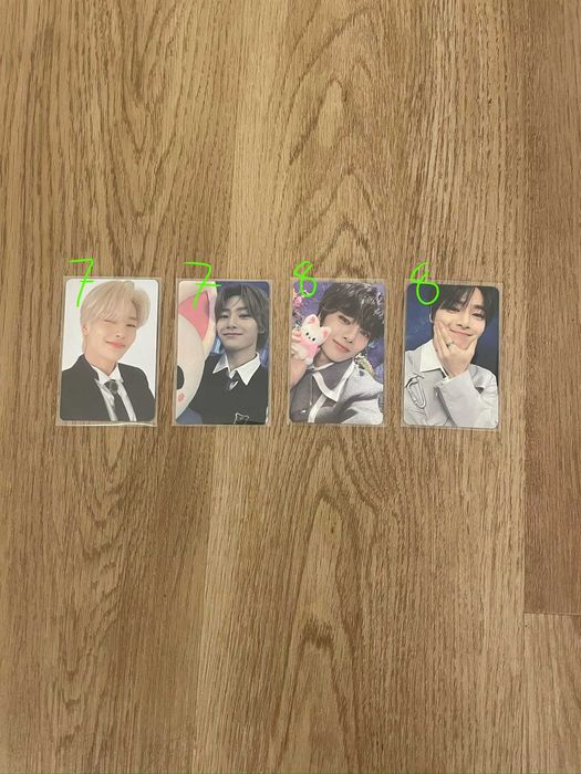 jeongin/stray kids photocards